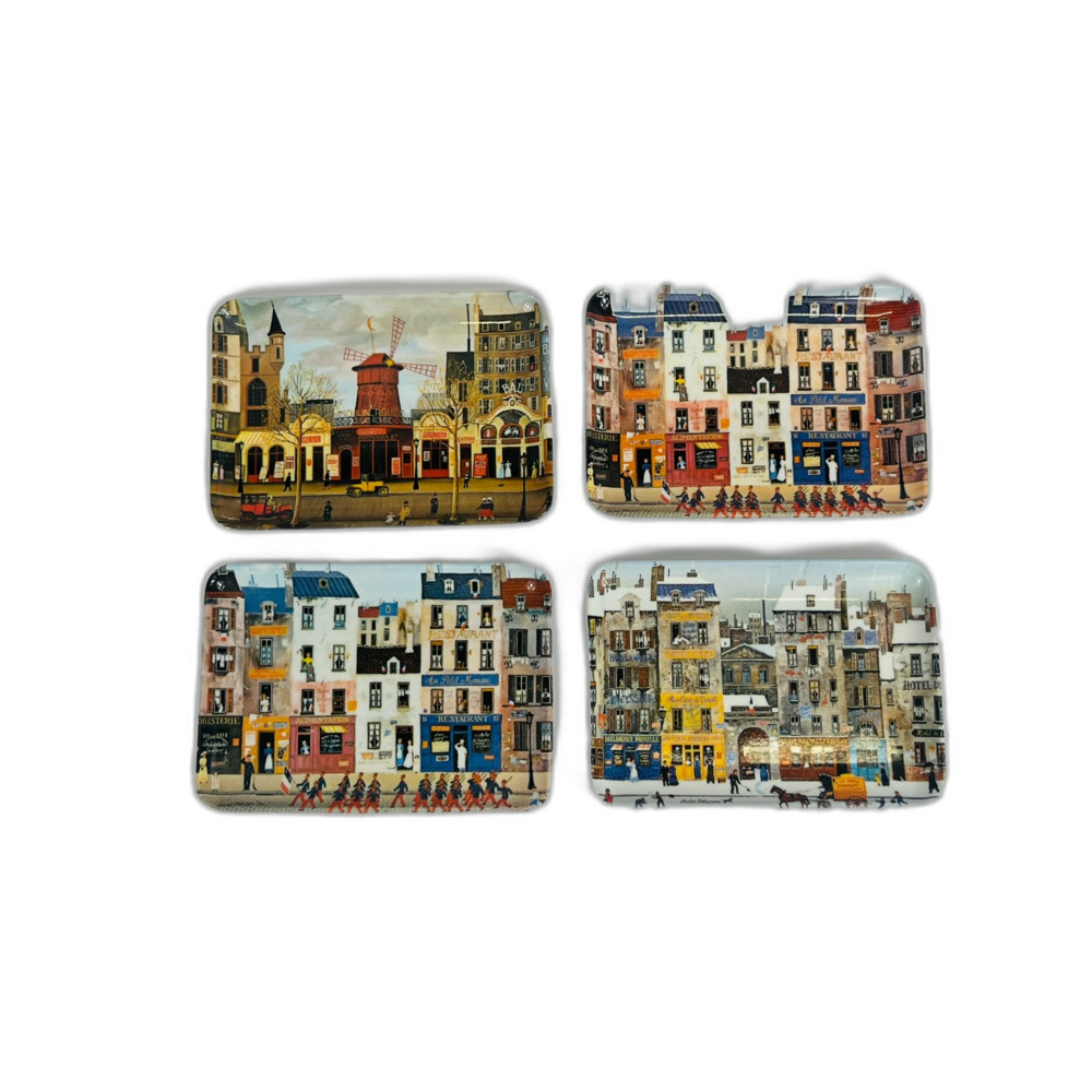 VTG Memel Michael Delacoix Made in Italy Trinket Soap Dishes Melamine Street
